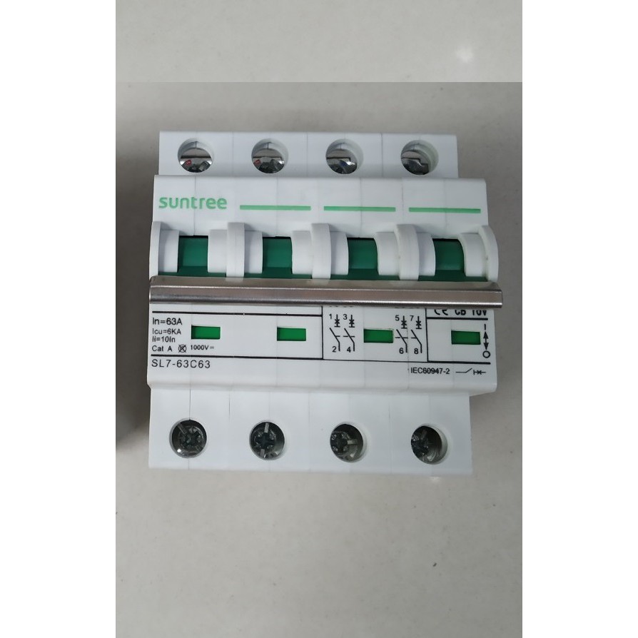 MCB DC 1000V SUNTREE chuyên dụng cho hệ thống điện mặt trời