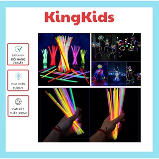 Que phát sáng dạ quang, thanh phát sáng ban đêm tạo nhiều hình thù cho bé Kingkids