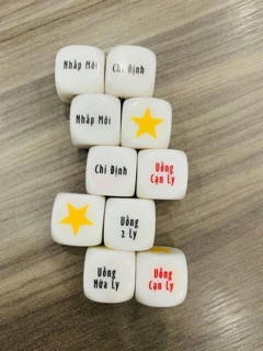 XÍ NGẦU ĂN NHẬU ( set 4 viên )