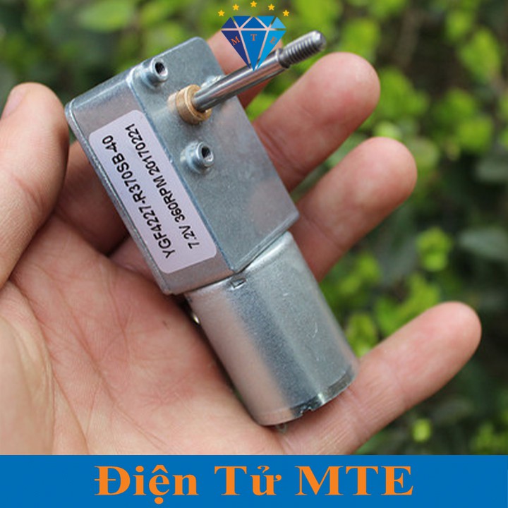 Động cơ giảm tốc 370 trục ngang 360RPM