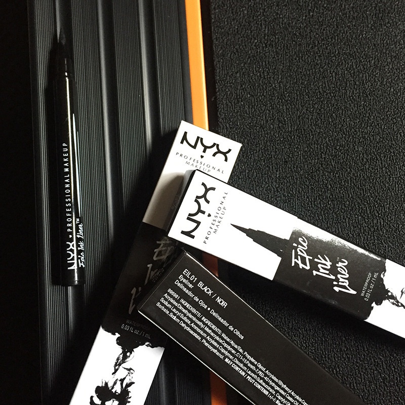 Nyx Epic Ink liner NYX eyeliner pencil Đen NYX Epic Ink liner Đầu trang điểm bút kẻ mắt bút chì màu đen lỏng kẻ mắt