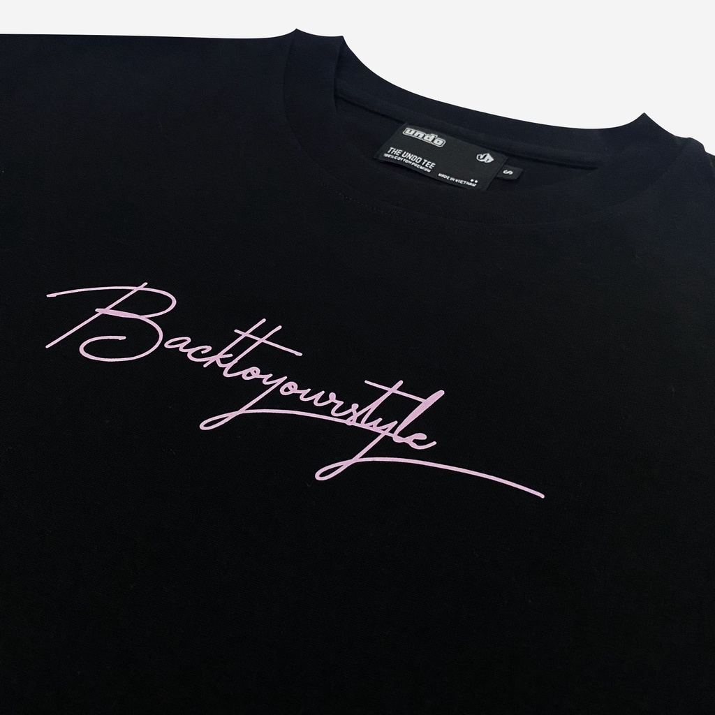 Áo Thun Unisex Undo Rose 2.0 Màu Đen 100% Premium Cotton - Local Brand Chính Hãng