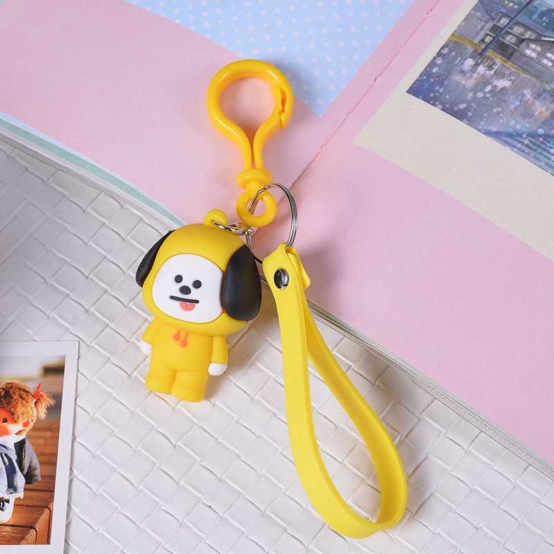 Móc khóa acrylic hình nhân vật hoạt hình BTS Bt21 đáng yêu