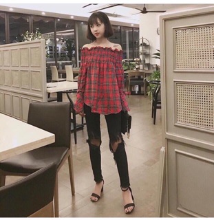 Áo bẹt vai nhúng