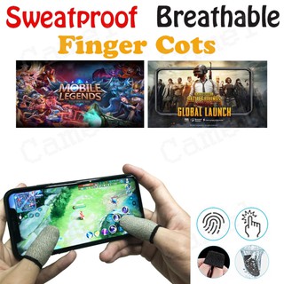 Sale 69% set 2Vỏ đeo ngón tay chơi game PUBG trên màn hình cảm ứng giúp bảo vệ màn hình, 1 pair Giá gốc 32000đ- 28F142
