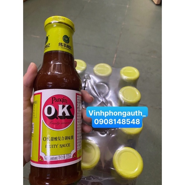 Sốt Ok 335gr/ Sốt Trái Cây Ok/ OK Fruity Sauce Colman's