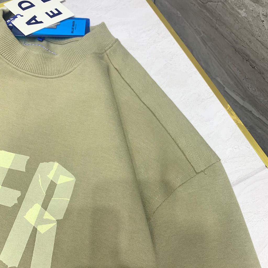 Ader Error khaki mask sweatshirt fw20