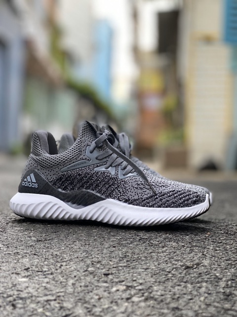 [Hình thật, fullbox] Giầy thể thao sneaker alphabounce xám nam