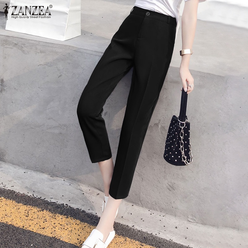 Zanzea Quần Dài Có Túi Thời Trang Năng Động Cho Nữ