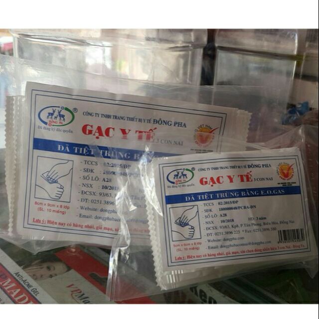 Gạc y tế tiệt trùng Đông Pha