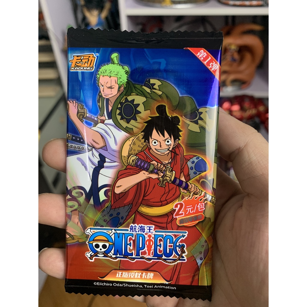 Thẻ nhân phẩm One Piece, card nhân vật 1 pack gồm 5 thẻ, mua 10 tặng 1