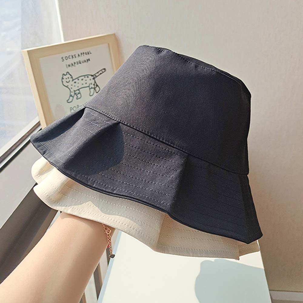 Nón tai bèo vải cotton thời trang mùa hè nhiều màu sắc