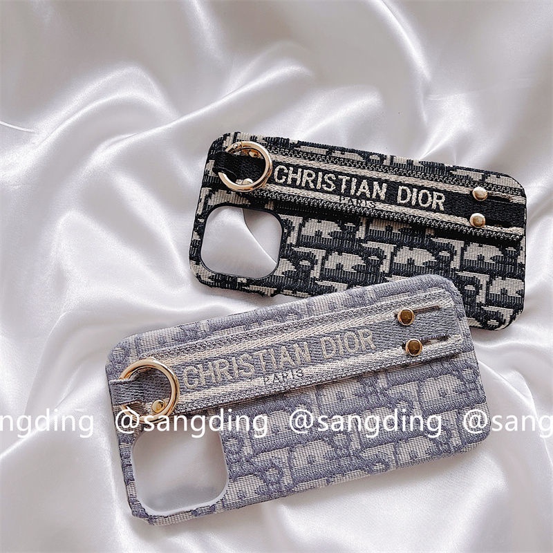 ! Dior! Ốp Điện Thoại Thêu Hình Dễ Thương Cho IPhone 12/12Pro 12 11 Pro Max IPhone 7/8 Pro X XR XS