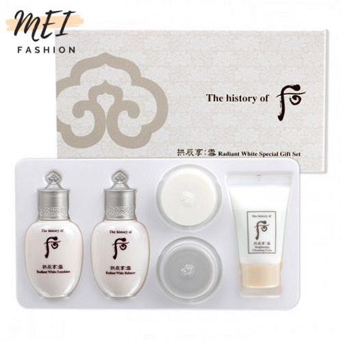 Set Whoo Radiant White Dưỡng Trắng, Giảm Thâm Nám và Chống Lão Hóa 5 sản phẩm