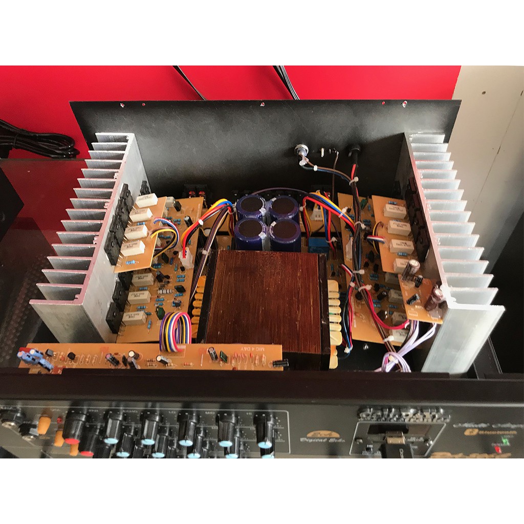 Amply 24 Sò Bluetooth Sân Khấu Karaoke Hội Thảo Gia Đình Cali.D&Y PA-506C