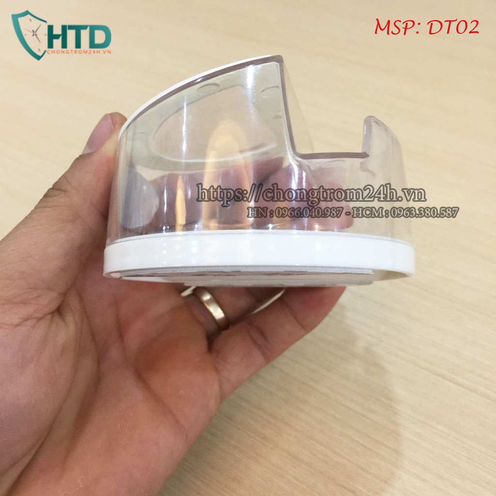 Chân đế trưng bày điện thoại mica tròn DT02