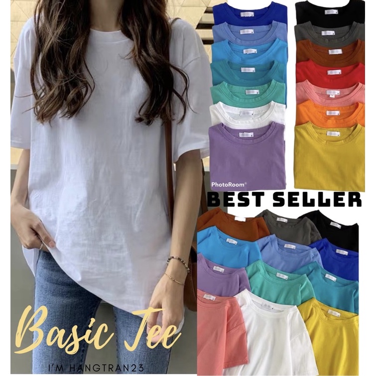 [Mã SKAMLTSW11 giảm 10% đơn 99K] Áo Thun Trơn Unisex nhiều màu giành cho Genz ( Best Seller in Shop )