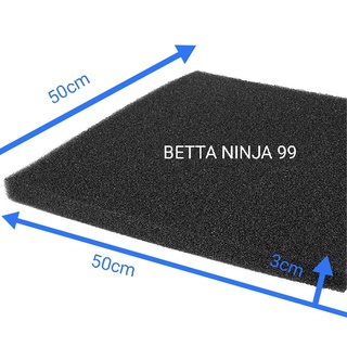 Út đen lọc nước bể cá vật liệu lọc nước bể cá kích thước 50 x 50 CM