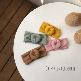 Turban tròn cho bé chất liệu cotton gân mềm