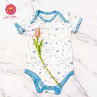 Hàng Auth nhập khẩu - Set Body Suit tông xanh trắng cho bé