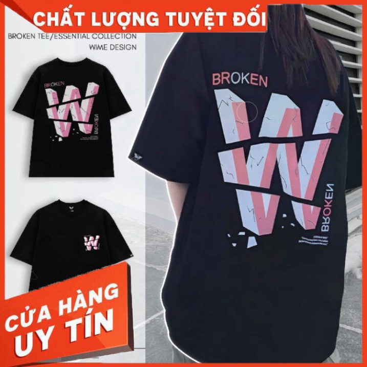 Áo Thun Nam nữ WIME Broken Tee Unisex Form rộng Local Brand - Hàng nhập khẩu