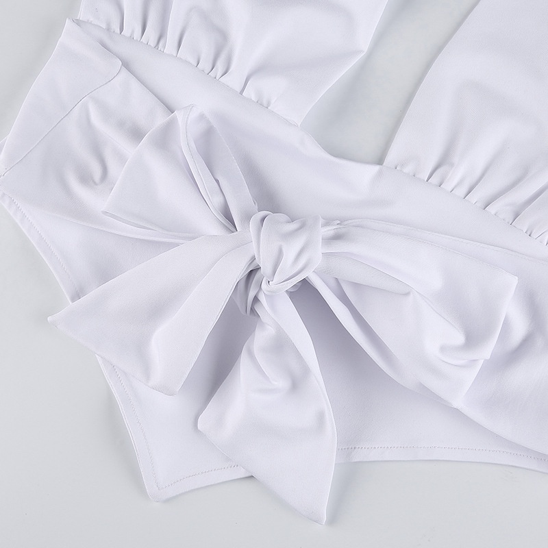 DUNEA Áo kiểu cổ khoét sâu phong cách quyến rũ