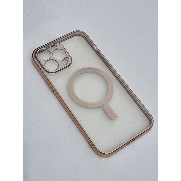 Ốp Lưng Dẻo Viền Màu Có Hỗ Trợ Sạc Không Dây MagSafe Iphone 14,14 Pro,14 Pro Max,13 Pro,13 Pro Max,12 Pro Max Hãng KST