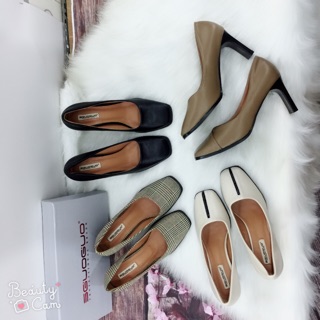 Giày cao gót mã #36CG7, bít mũi cao 7 cm sang chảnh