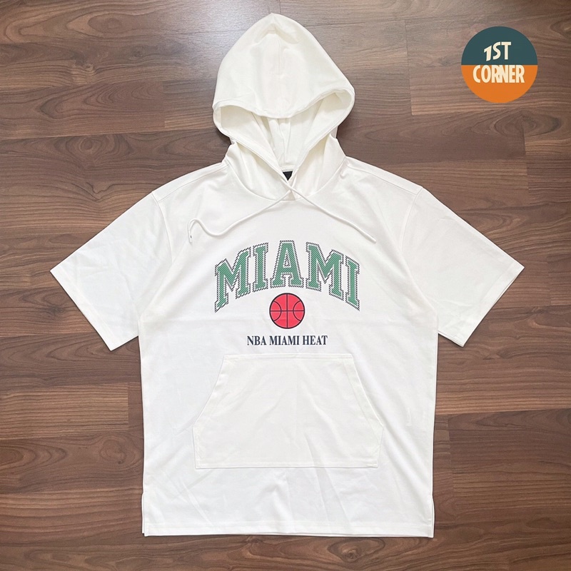 Áo Hoodie NBA - MIA HEAT tay lỡ