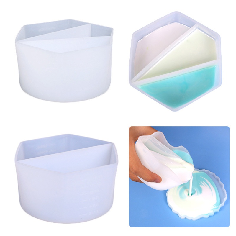 Cốc Đo Lường Bằng Silicone Epoxy Resin Dùng Trộn Màu Sắc