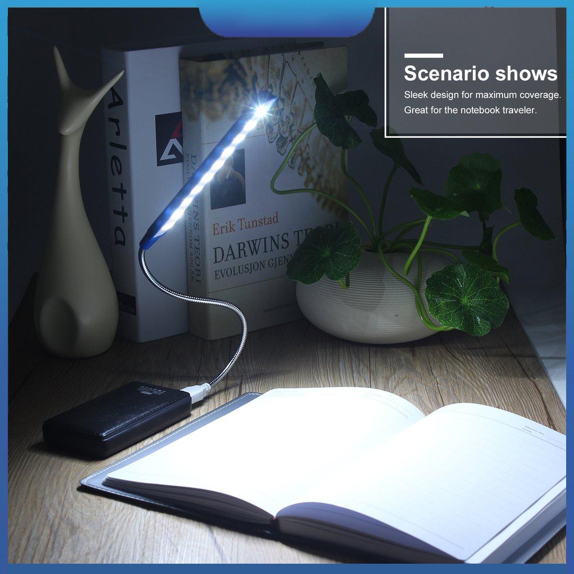 Đèn led 10 bóng mini linh hoạt có cổng Usb cho laptop notebook pc