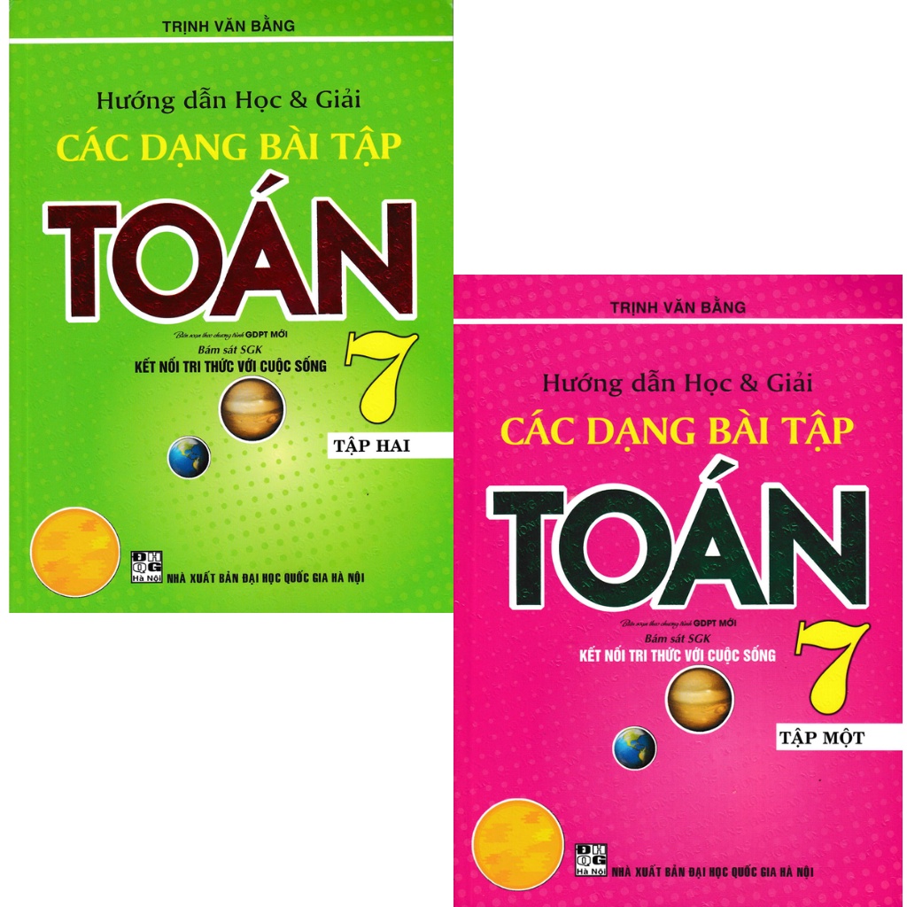 Sách - Combo Hướng Dẫn Học &amp; Giải Các Dạng Bài Tập Toán 7 (Bám Sát SGK Kết Nối Tri Thức Với Cuộc Sống) (Bộ 2 Cuốn)