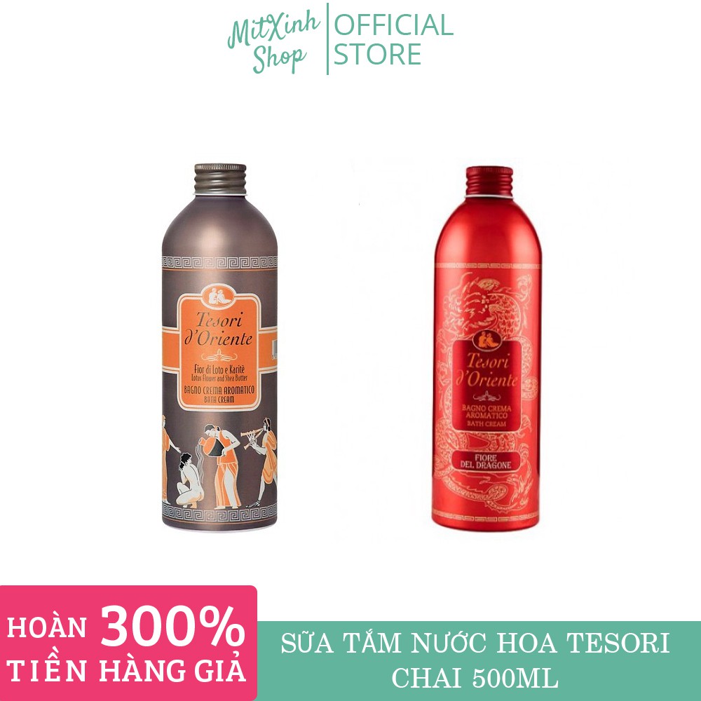 (HÀNG CHÍNH HÃNG) Sữa tắm lưu hương hương nước hoa Tesori D' Oriente 500ml - HƯƠNG THƠM LƯU GIỮ CẢ NGÀY