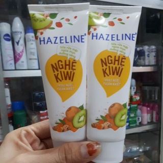 SỮA RỬA MẶT NGỪA MỤN TRẮNG DA HAZELINE NGHỆ KIWI 50g