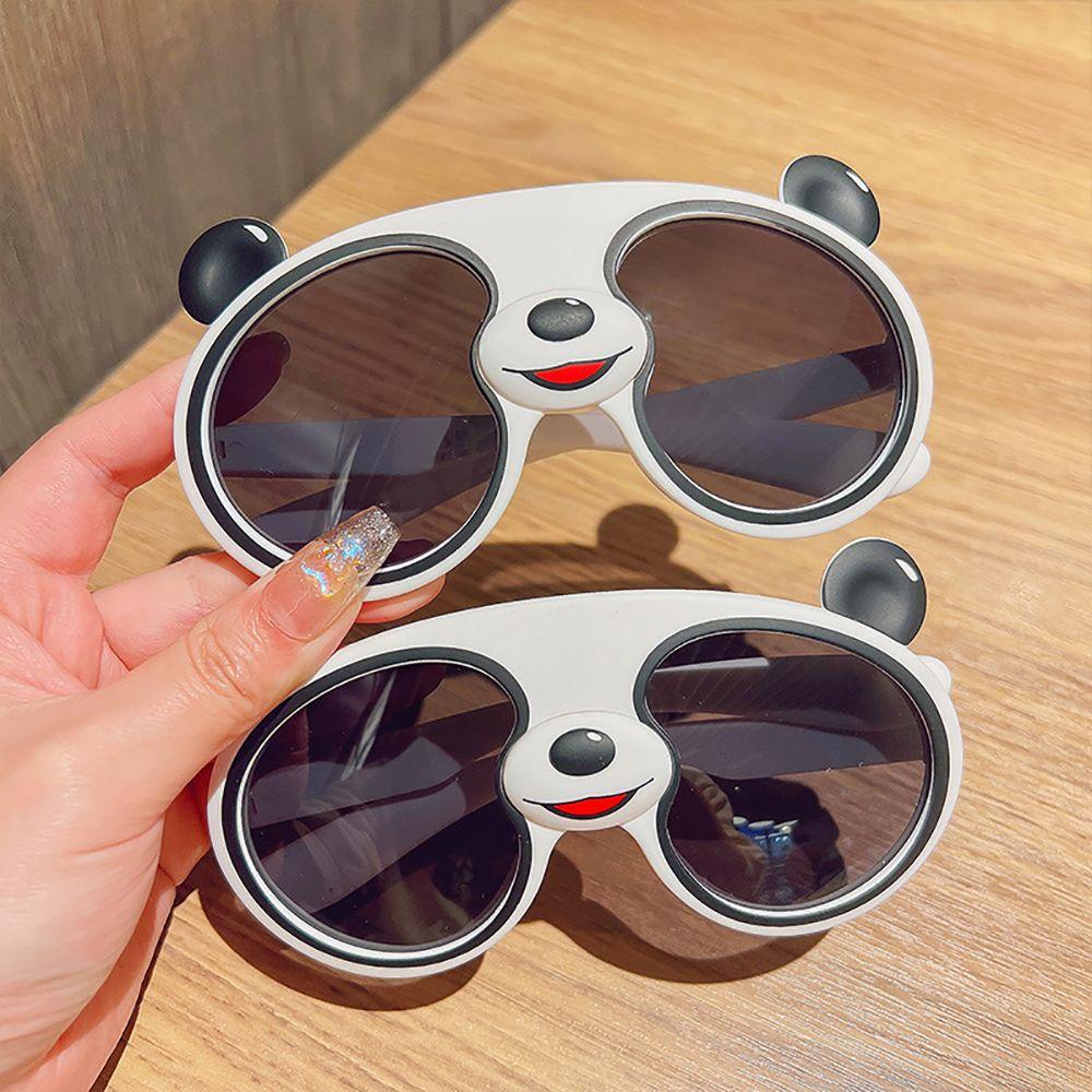 QQMALL Mắt Kính Chống Bức Xạ Chống Bức Xạ Họa Tiết Hoạt Hình Phong Cách Hàn Quốc Cho Nam Và Nữ