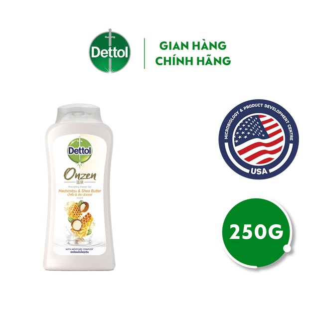 Quà tặng độc quyền Durex - Sữa tắm Dettol kháng khuẩn và dưỡng thể 200g/chai