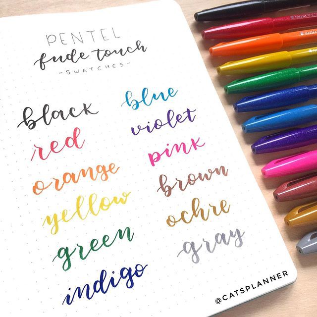 Bộ bút viết thư pháp PENTEL Sign brush pen, Fude touch SES15C