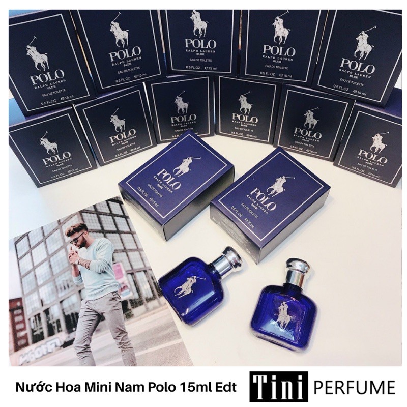 Nước Hoa Nam Ralph Lauren Polo Blue EDT mini 15ml