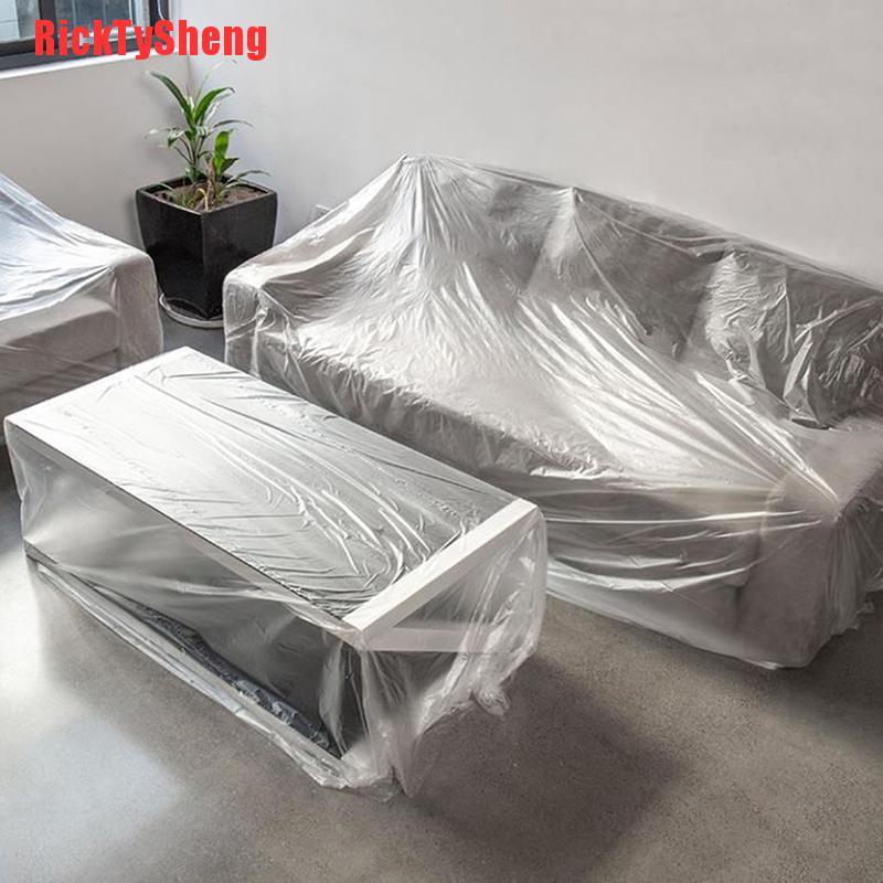 1 Tấm Phủ Đồ Nội Thất Xe Hơi / Giường Ngủ / Ghế Sofa Bằng Nhựa Chống Bụi Chống Thấm Nước Ốp