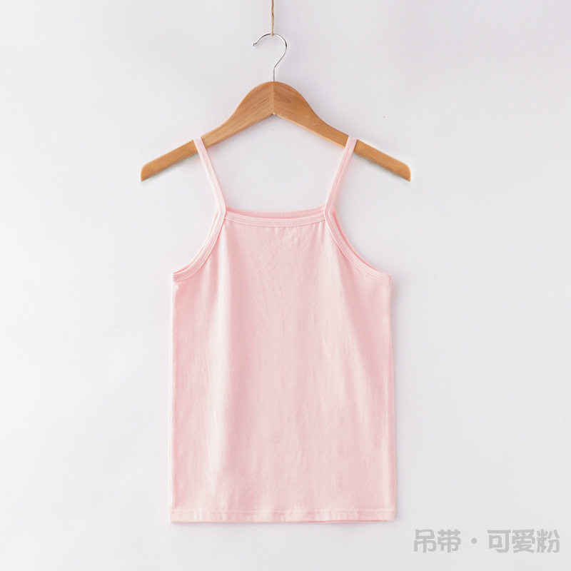 Áo Thun Ba Lỗ Màu Trơn 90-150cm Thời Trang Mùa Hè Cho Bé Gái
