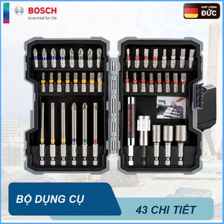 Bộ dụng cụ 43 chi tiết Bosch 2607017164 Hàng chính hãng