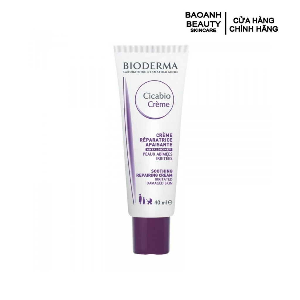 Kem dưỡng phục hồi da tổn thương Bioderma Cicabio Crème 40ml - mã 9546 | BigBuy360 - bigbuy360.vn