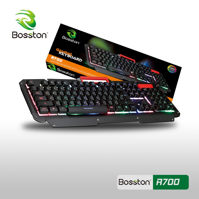 Bàn phím Giả cơ Bosston R700 LED Gaming - New - Full Box - BH 24 Tháng - Chính Hãng
