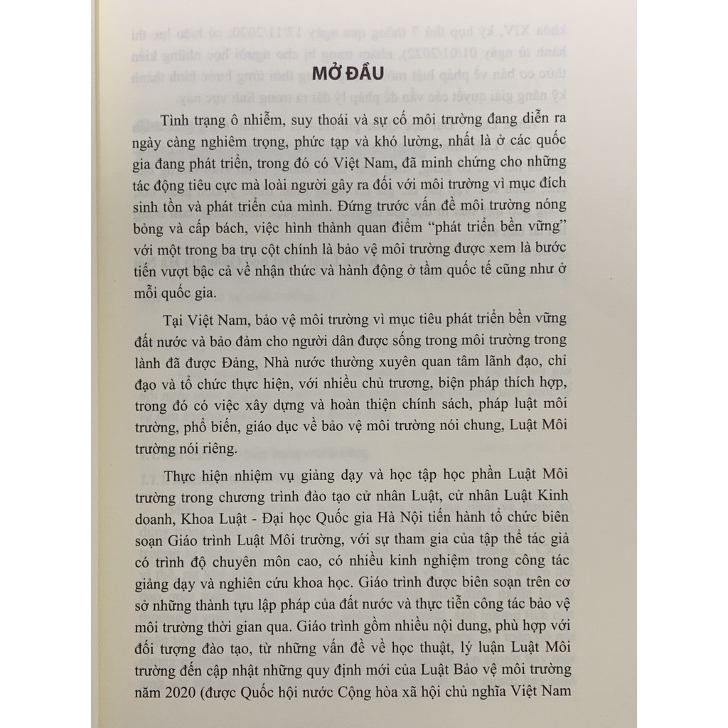 Sách - Luật Môi Trường