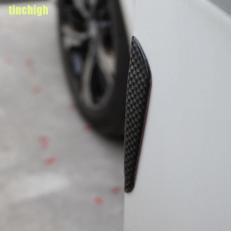 Bộ 4 Miếng Dán Viền Cửa Xe Hơi Chống Va Chạm Bằng Sợi carbon