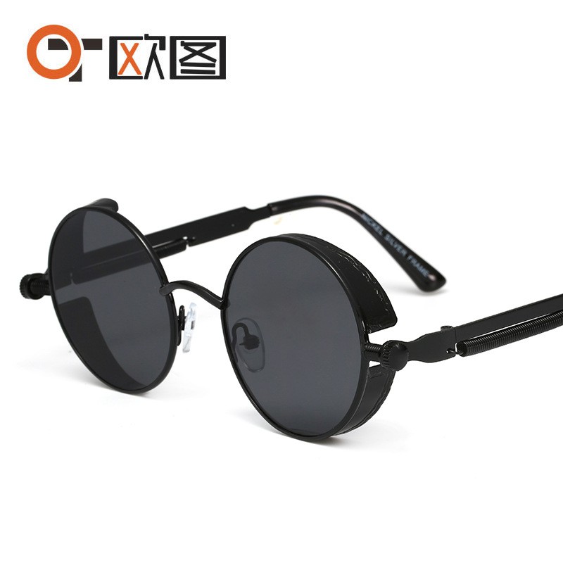 Kính mát có gọng tròn phong cách độc đáo thời trang 2518