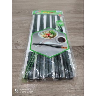 Bộ 10 đôi đũa đen Melamine Gia Phú