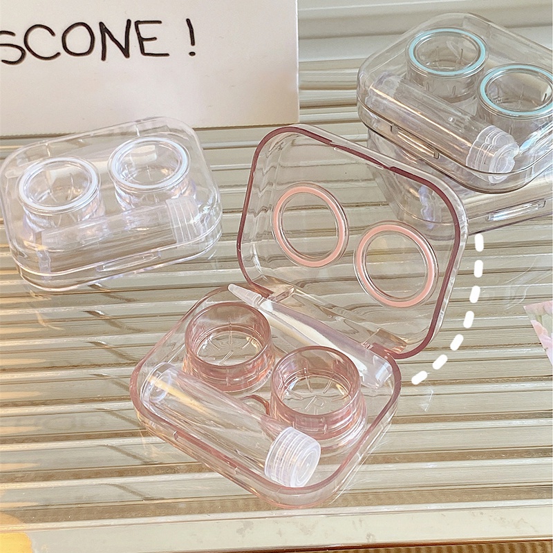 Hộp Đựng Kính Áp Tròng Mini Trong Suốt As755