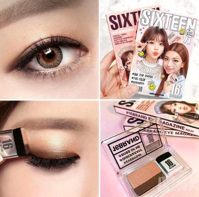 Kit Màu Mắt 16 Brand Sixteen Eye Magazine