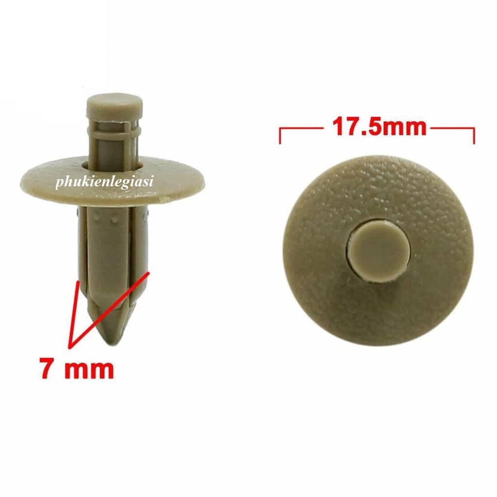 Đinh tán nhựa 7mm Thay Thế cho nhiều dòng xe hàng OEM Mitsubishi grandis